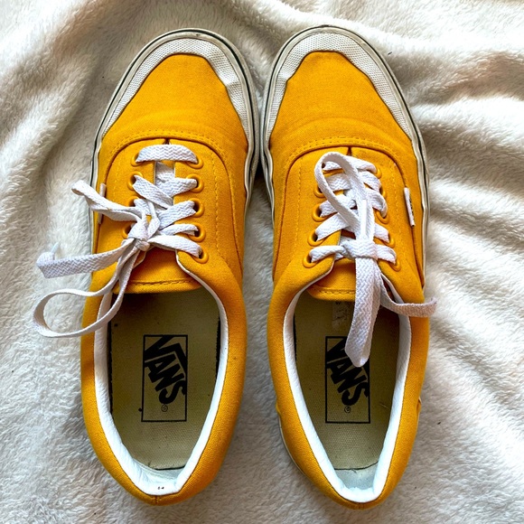 Women’s Mustard Coloured Vans Sneakers - Picture 1 of 10